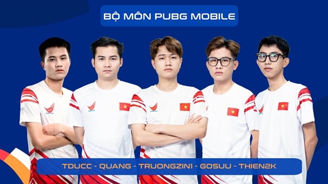 PUBG Mobile Việt Nam công bố đội hình dự Road to Asian Games 2022
